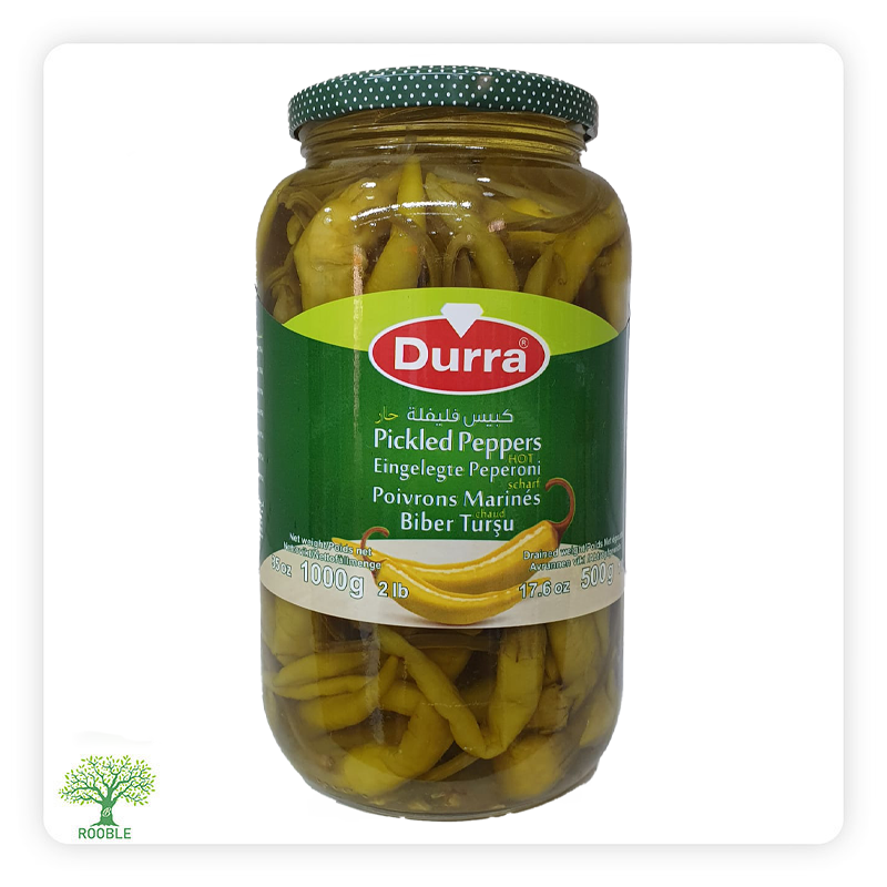 DURRA eingelegte Paprika scharf, 6×1250g