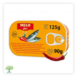 Melo, Spicy Sardine, 50 × 125 g