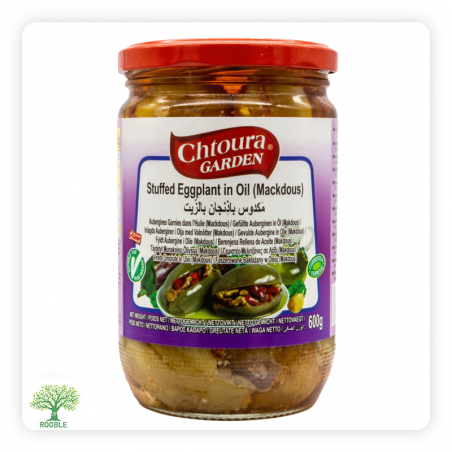 CHTOURA GARDEN, Makdous (Stuffed Augergines),12×600g