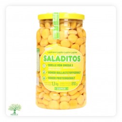 SALADITOS, cooked lupins, plastic box 6×1300g