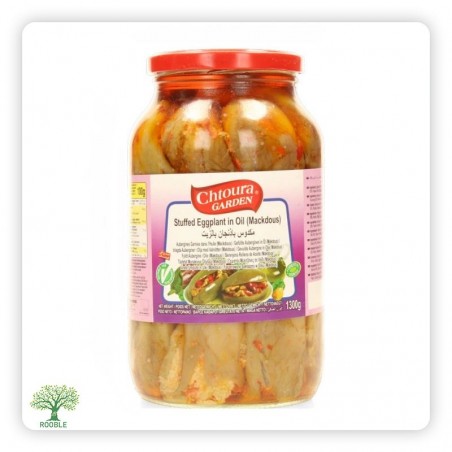CHTOURA GARDEN, Makdous (gefüllte Augerginen), 6×1300g