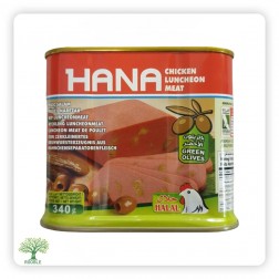 HANA, Chicken Mortadella WITH Olives Offer, Square, 12x(2x340g)