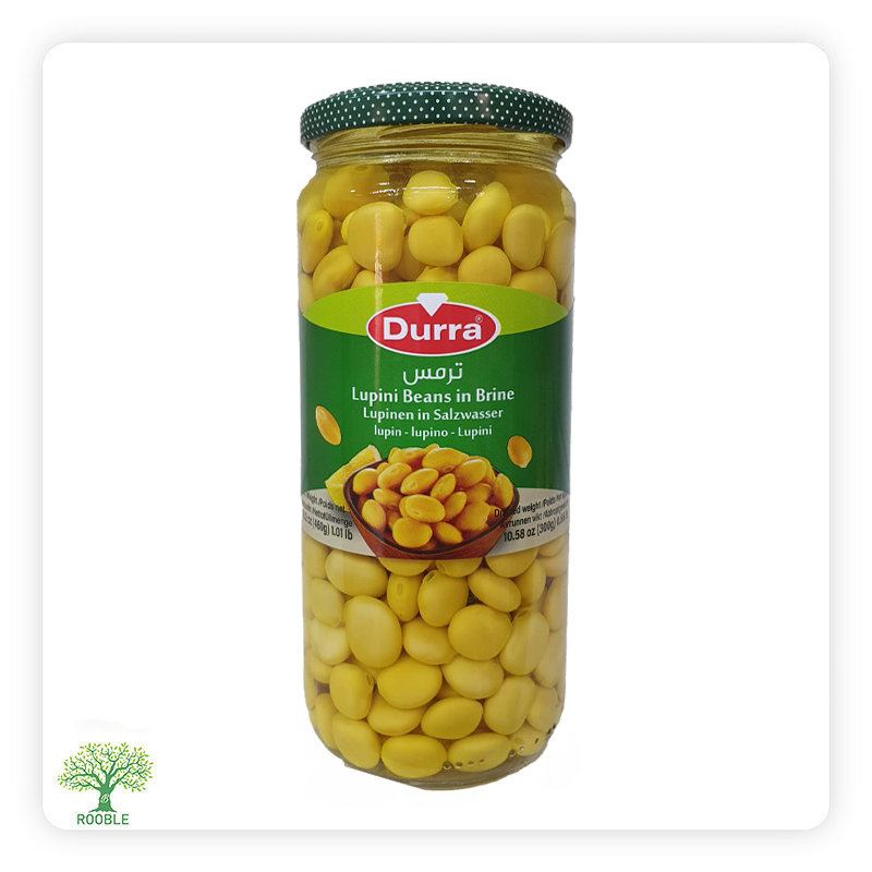 DURRA, Cooked Lupins, Glass Jar 12×385g