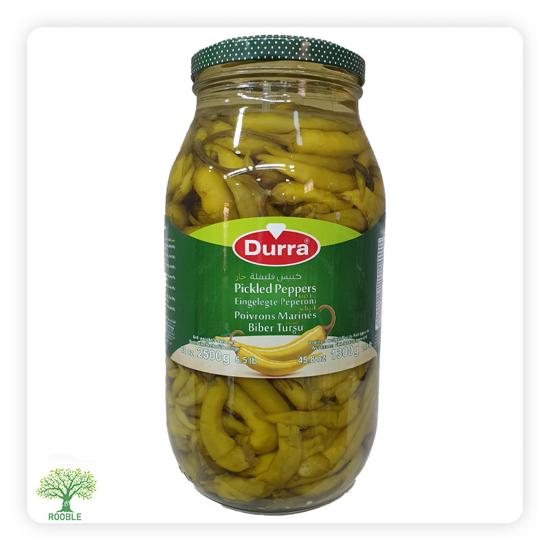 DURRA eingelegte Paprika scharf, 4×2,500g