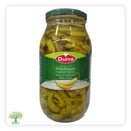 DURRA, Pickled Hot Peppers, 4×2,500g