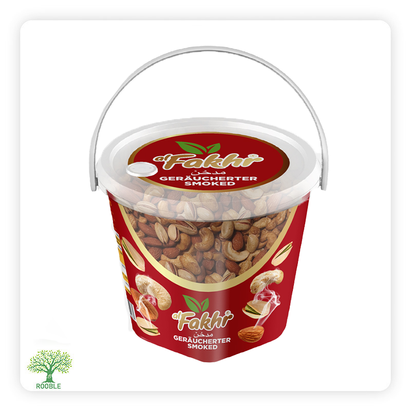 ALFAKHER, mixed smoked nuts, bucket12×500g