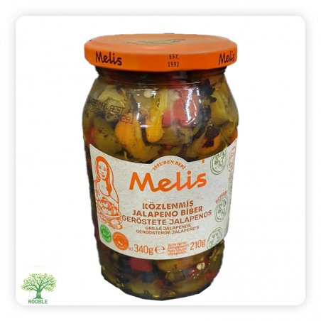 Melis, gegrilte Jalapeno Paprika Glas, 12x340g