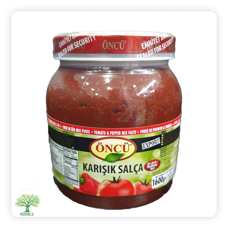 ÖNCÜ, paprika paste+tomato paste, 6×1650g