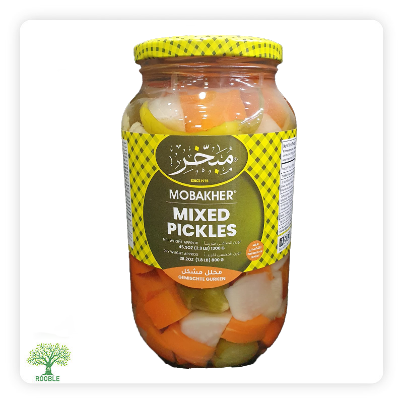 MOBAKHER, gemischtes eingelegtes Gemüse, 6×1300g